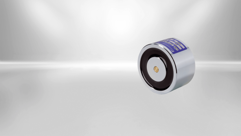 Türhaftmagnete von Kendrion sind in verschiedenen Ausführungen erhältlich. Dieser Typ der SAFE Line ist die Basis für alle anderen Ausführungen.