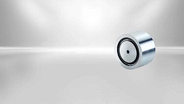 Haftkraftoptimierte Elektro-Haftmagnete in runder Bauform mit Durchmessern von 15 - 100mm.