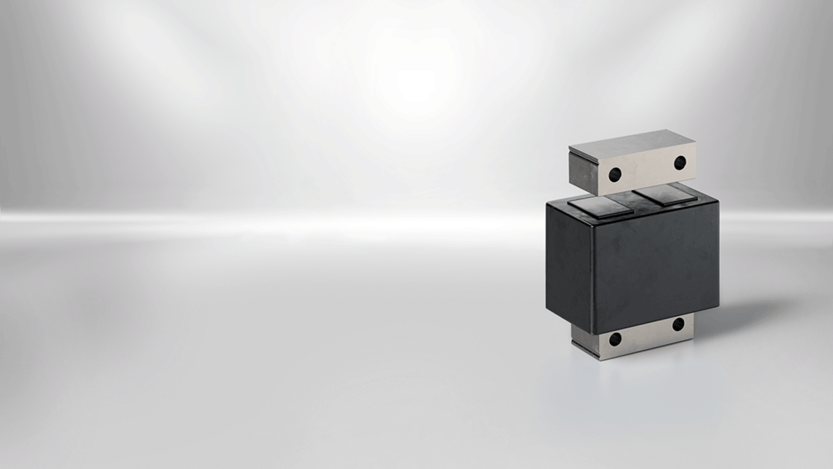 Der Schwingmagnet OAC ist eine robuste Antriebseinheit, die in der Zuführtechnik eingesetzt wird.