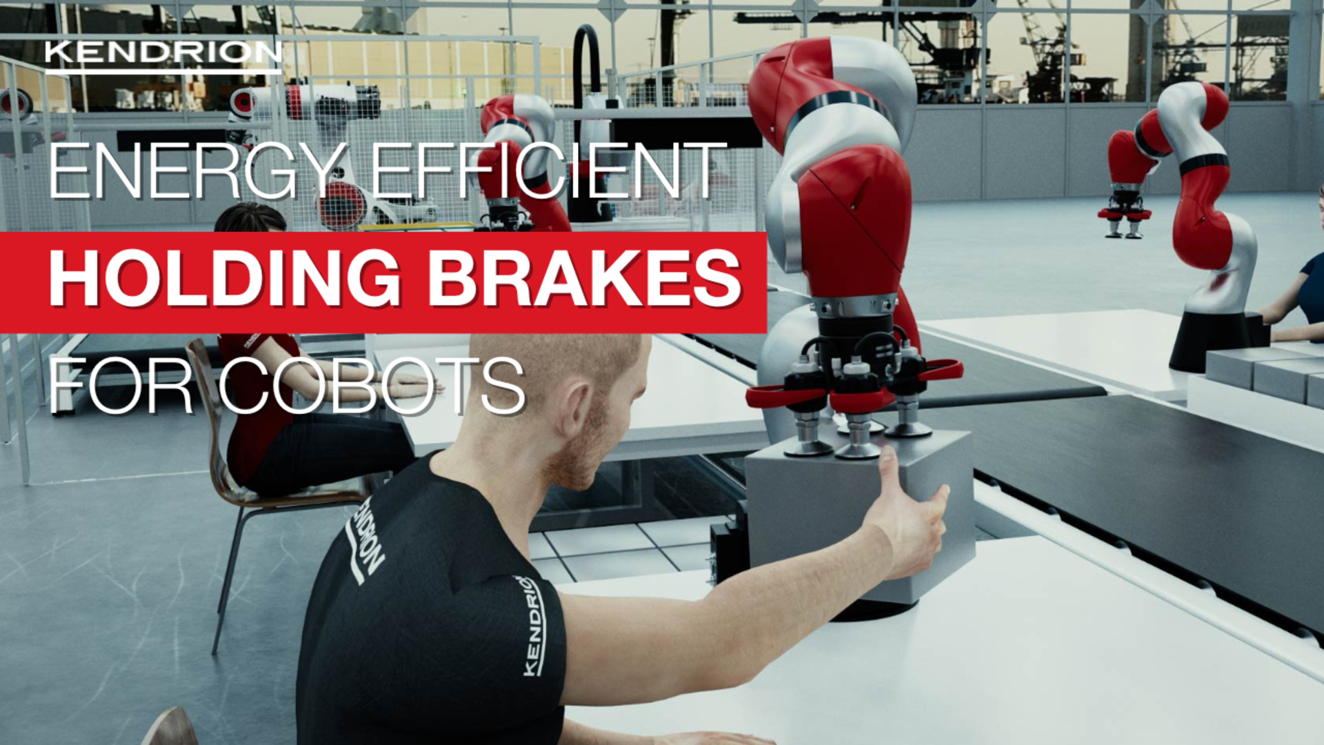 Brakes for cobots - energy saving during holding times