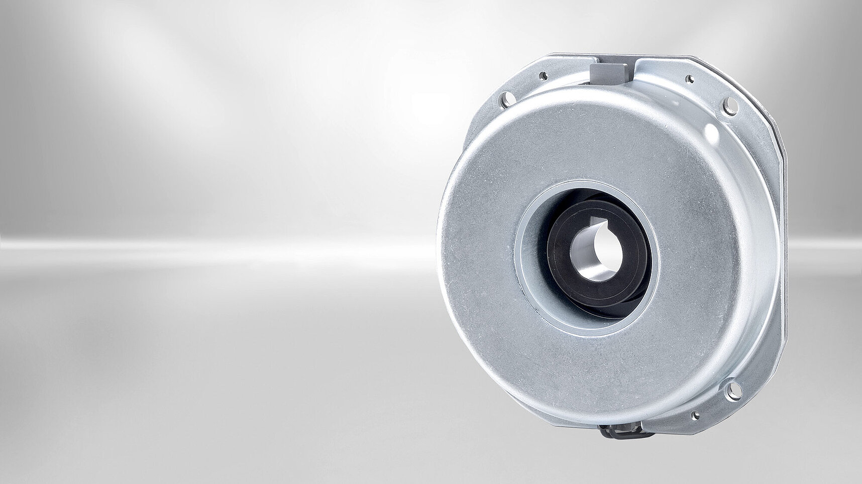 Federdruckbremse der Compact Line von Kendrion für den Einsatz  in Schnelllauftoren und  der Fördertechnik