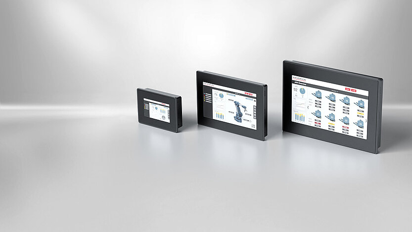 CODESYS touchpanel sps panel integrated plc hmi from kendrion.  touchpanel sps codesys panel Combined visualisation, touch control and control electronics.