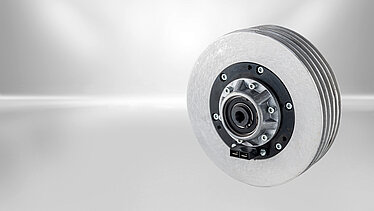 Kendrion magnetic particle clutches, brakes and controllers are used in conveying technology