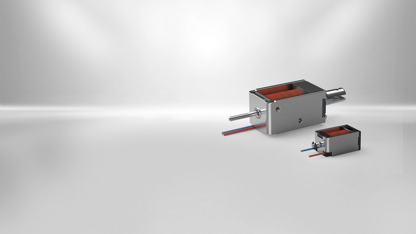 Bistable solenoid / latching solenoid | Kendrion AC linear solenoids allow for extremely fast switching times and very high attraction forces. They are used in machine-building in general and for a wide range of other applications, including switchgear construction.