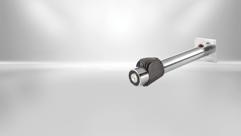 Türhaftmagnet SAFE (Kunststoff-Schwenkkopf) von Kendrion Türhaftmagnete von Kendrion sind in verschiedenen Ausführungen erhältlich. Dieser Typ der SAFE Line ist mit einem Schwenkkopf aus Kunststoff ausgestattet.