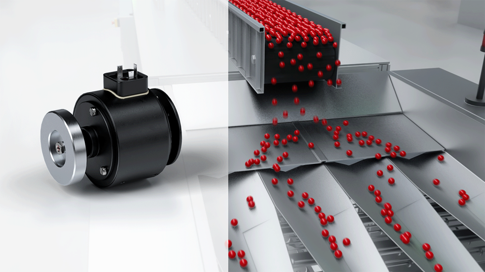 oscillating solenoid OLV in vibratory feeding system