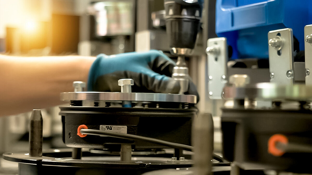 Kendrion INTORQ spring-applied brakes for integration  in servo and geared motors and use in robotics and automation