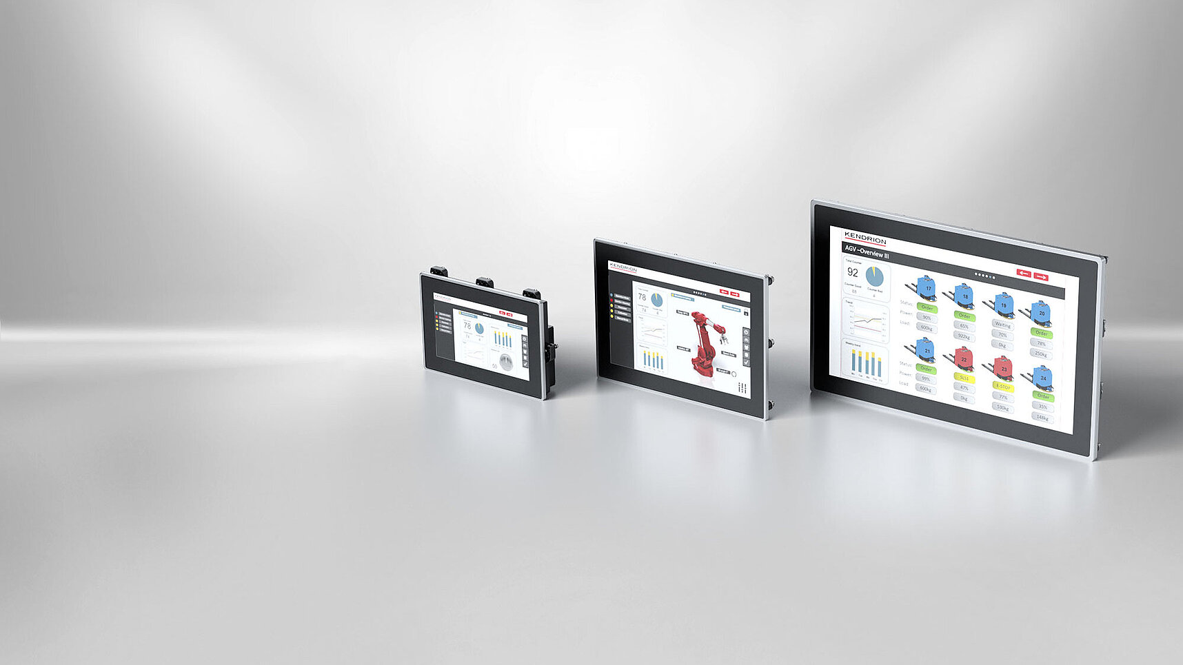 CODESYS HMI display vico multi-touch operator codesys terminal from kendrion. CODESYS Vico HMI display - no processor power is required for the visualisation.