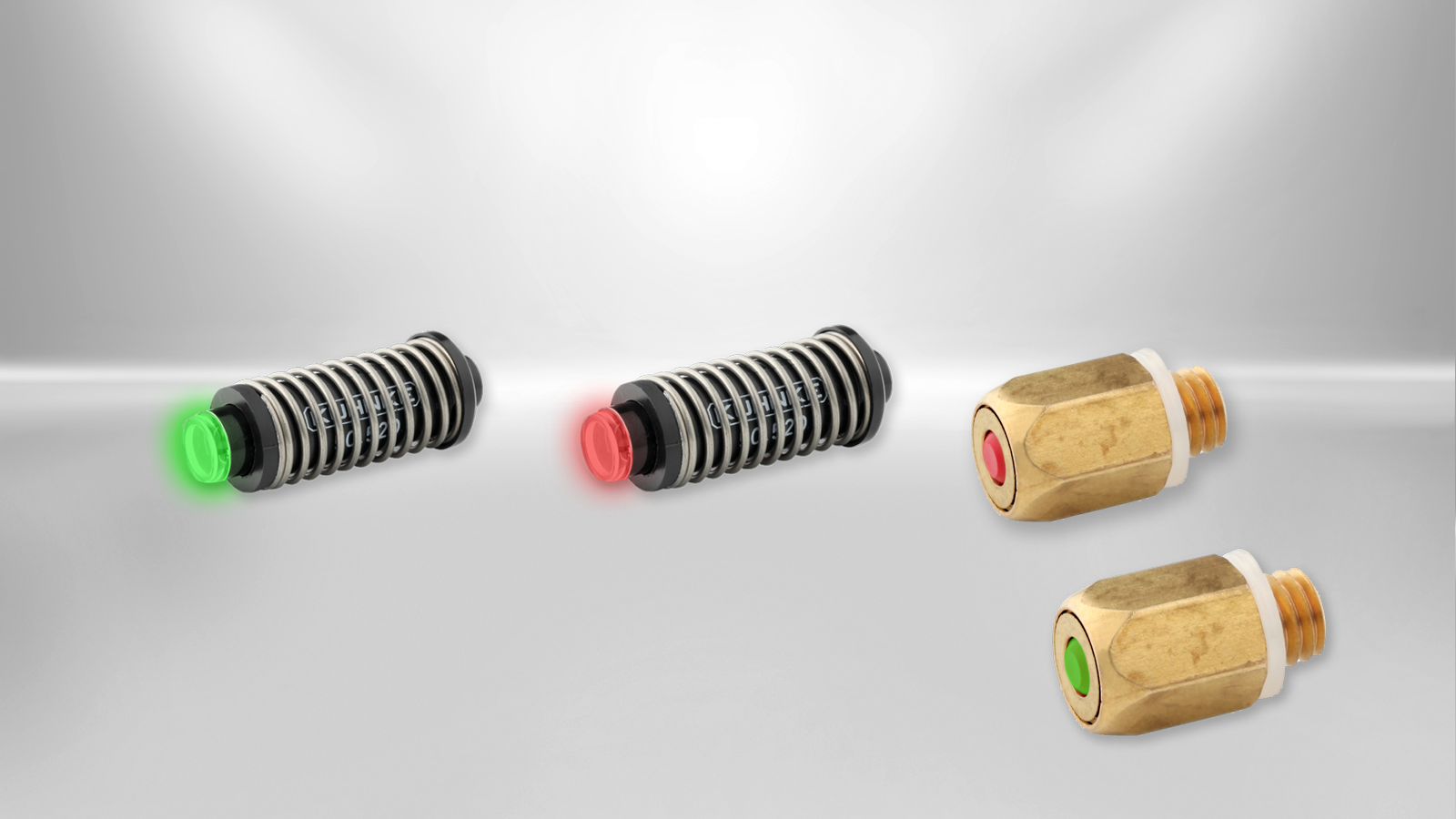 Pneumatic signal indicators and converters